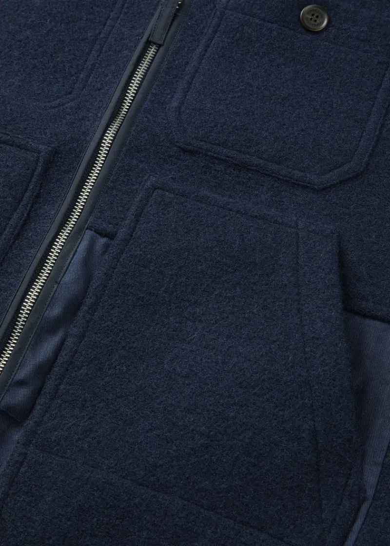 Sale Gloverall Renewed Works Vest Navy