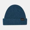 New Gloverall Ribbed Merino Beanie Hat Petrol