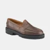 Online Gloverall Robert Loafers Brown Leather