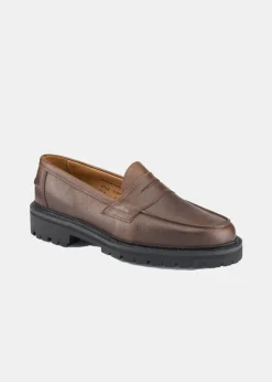 Online Gloverall Robert Loafers Brown Leather