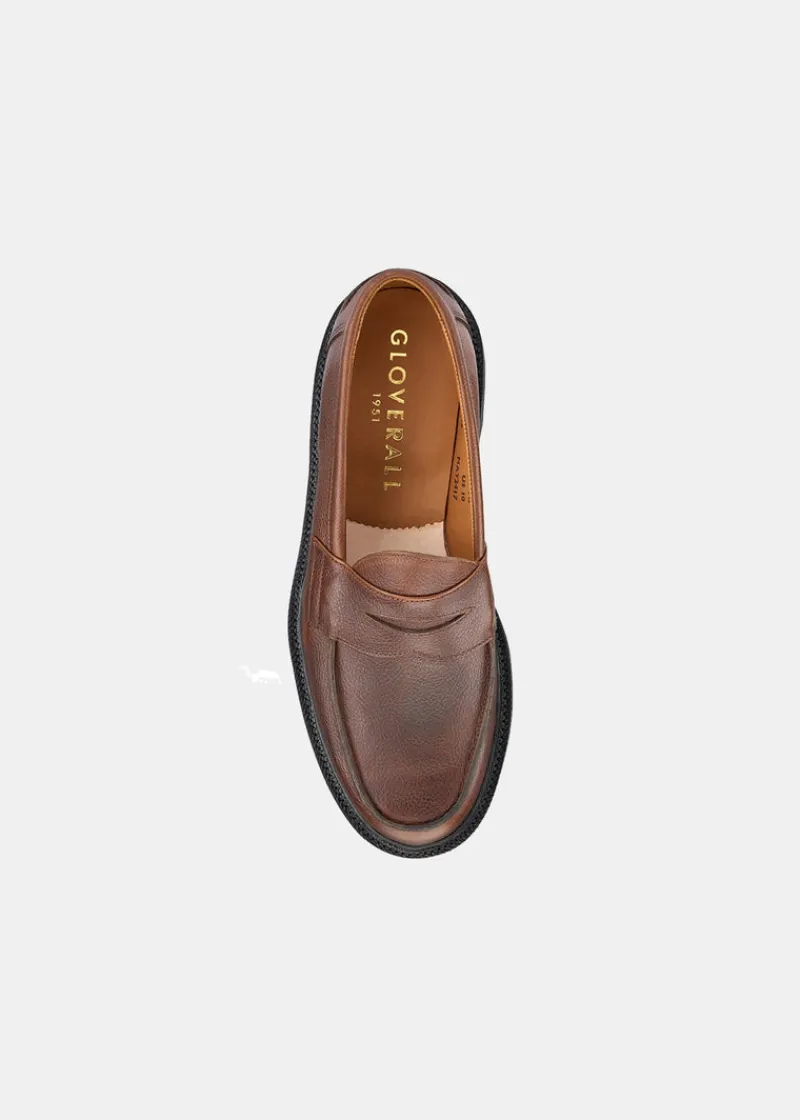 Online Gloverall Robert Loafers Brown Leather