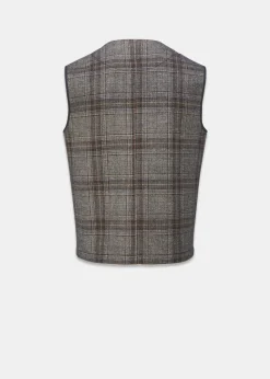 Outlet Gloverall Roger Check Gilet
