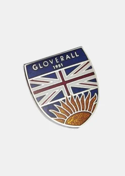 Discount Gloverall Schild Anstecknadel Abzeichen
