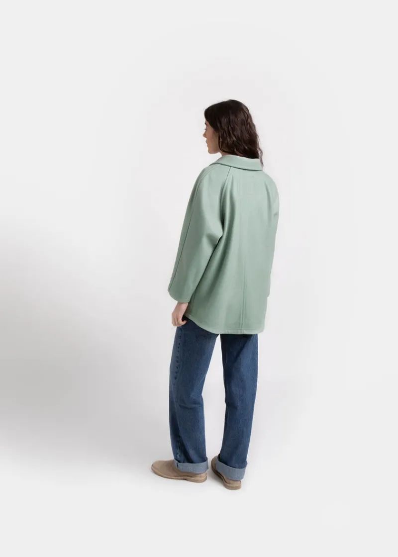 Fashion Gloverall Shacket Sage