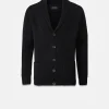 Hot Gloverall Shawl Collar Cardigan Black