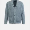 Best Gloverall Shawl Collar Cardigan Light Blue