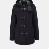 Sale Gloverall Short Slim Fit Duffle Coat Navy Dress Gordon
