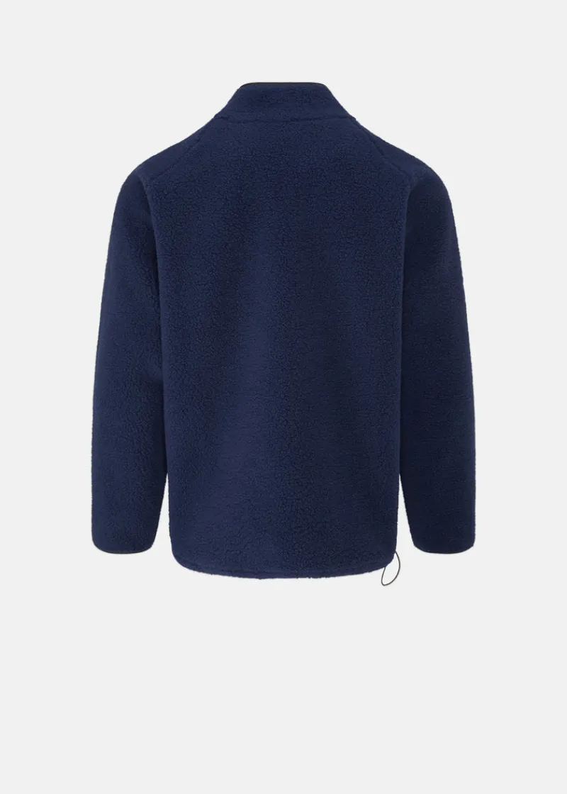 Outlet Gloverall Somerset Zip Fleece Navy