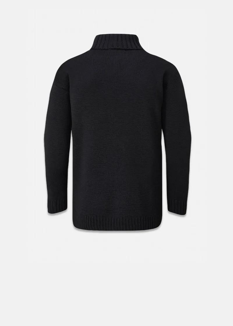 Clearance Gloverall Submariner Jumper Black