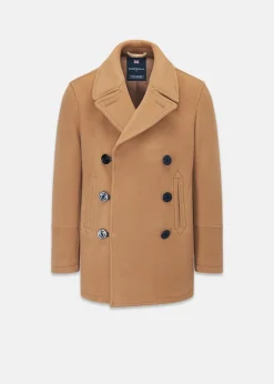 Clearance Gloverall Tennyson Peacoat Camel