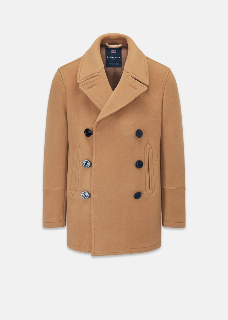 Clearance Gloverall Tennyson Peacoat Camel