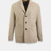 New Gloverall Textured Worker Blazer Tan