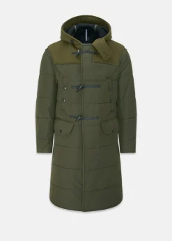 Discount Gloverall Thomas Puffa Duffle Coat Loden