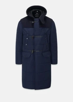 Online Gloverall Thomas Puffa Duffle Coat Navy