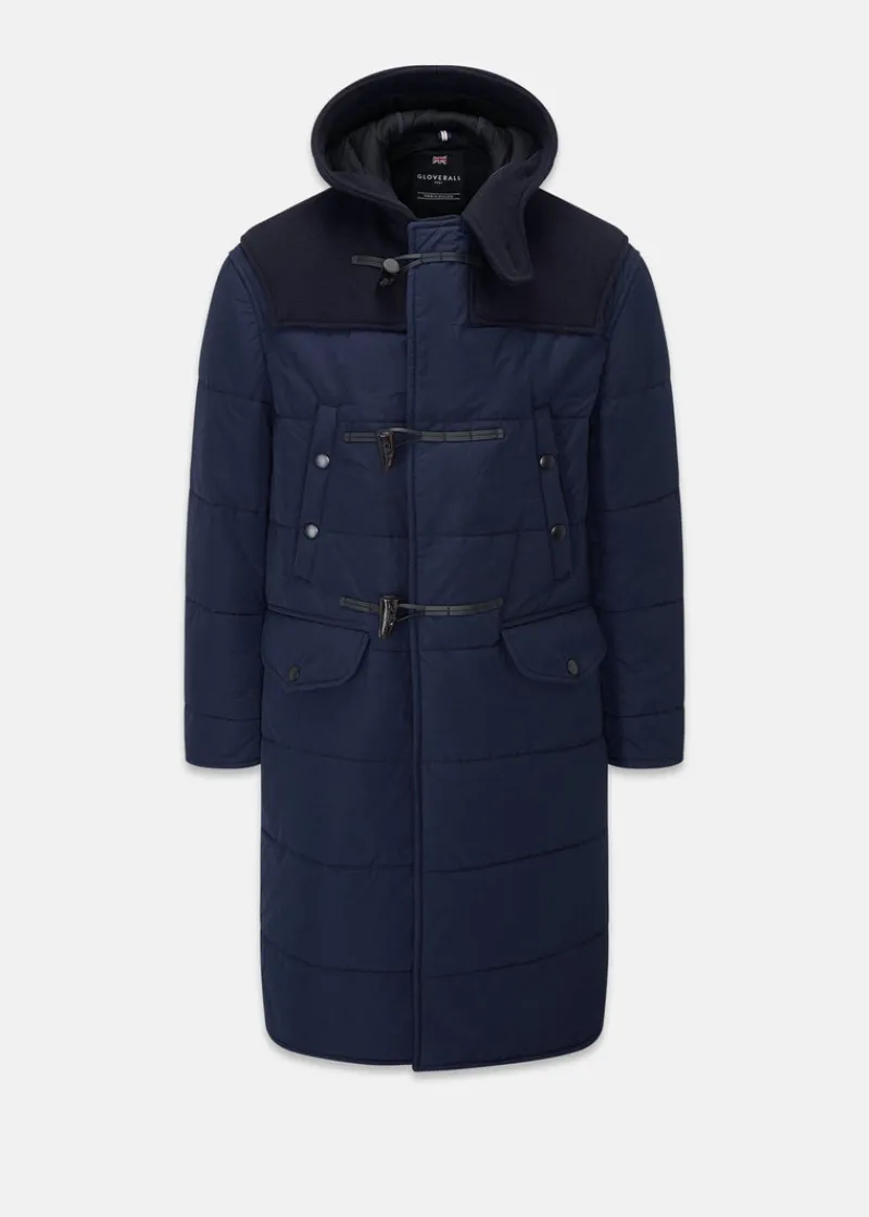 Online Gloverall Thomas Puffa Duffle Coat Navy