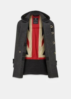 Online Gloverall Union Jack Mid Monty Dufflecoat