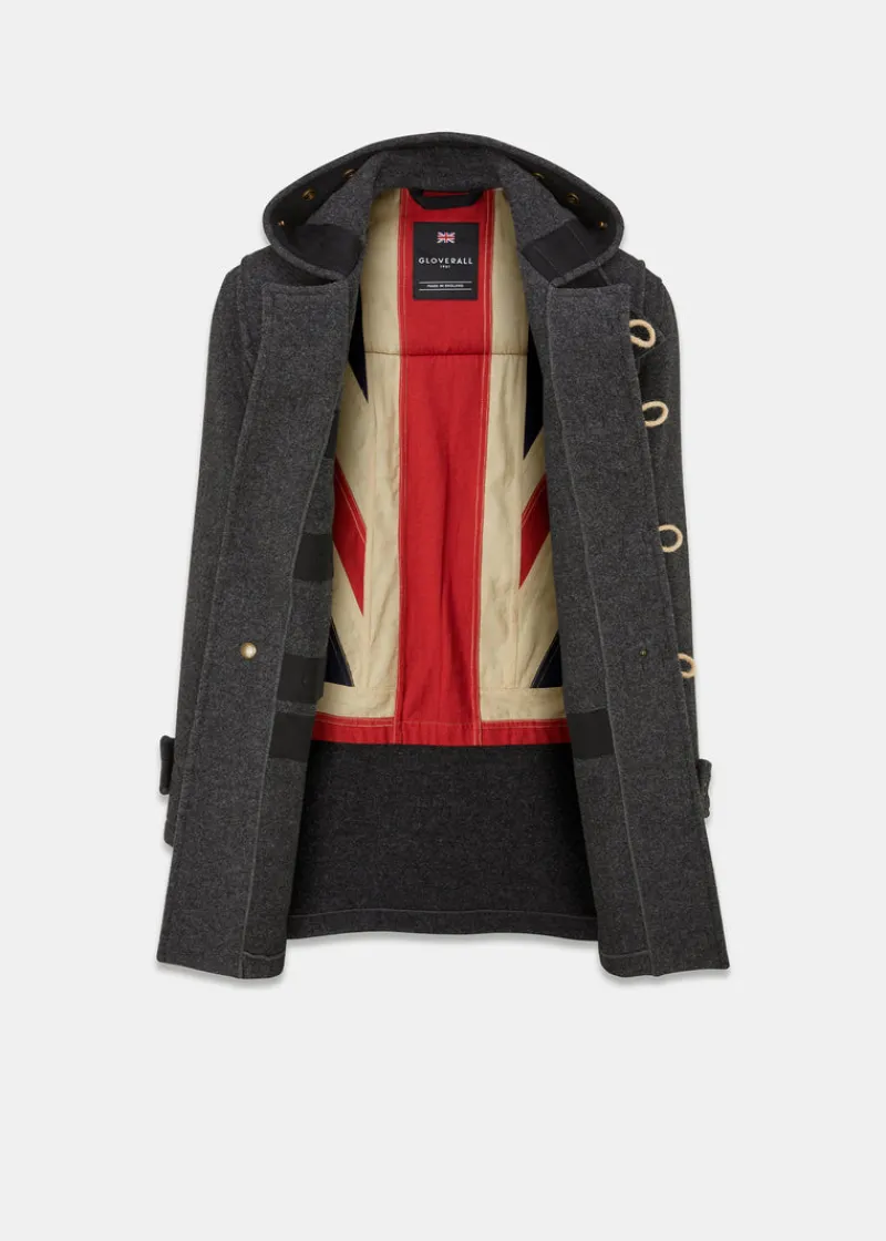 Online Gloverall Union Jack Mid Monty Dufflecoat