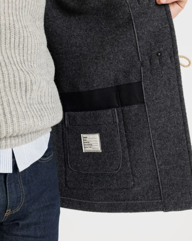 Online Gloverall Union Jack Mid Monty Dufflecoat