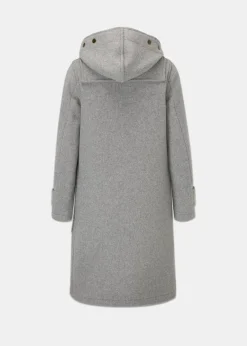 Clearance Gloverall Unlined Slim Fit Duffle Coat Grey