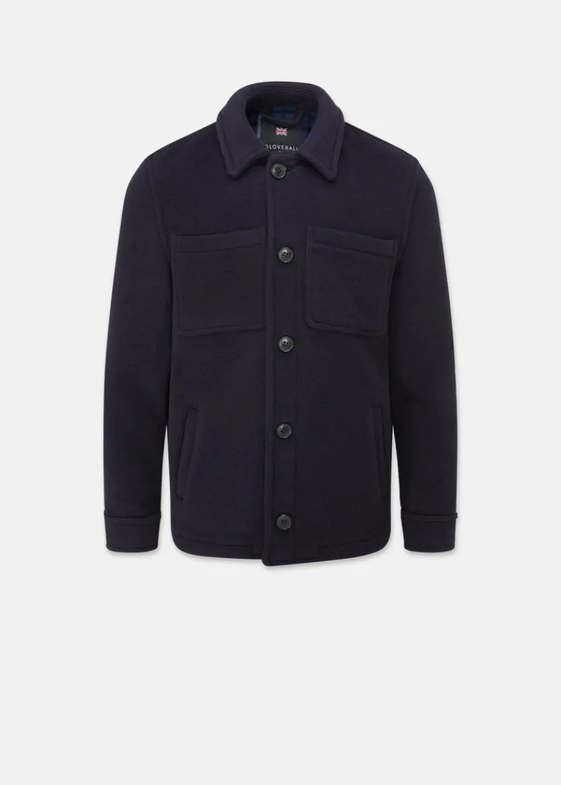 Discount Gloverall Walter Jacket FC Navy