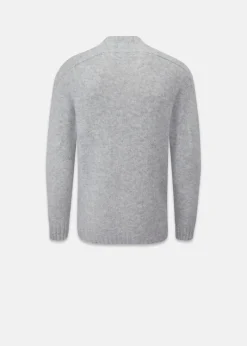 Fashion Gloverall Windsor Lambswool Jumper Light Grey