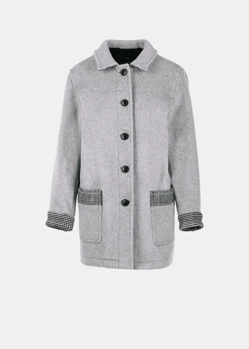 Best Gloverall Women's George Jacket Silver Prince of Wales