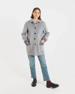 Best Gloverall Women's George Jacket Silver Prince of Wales